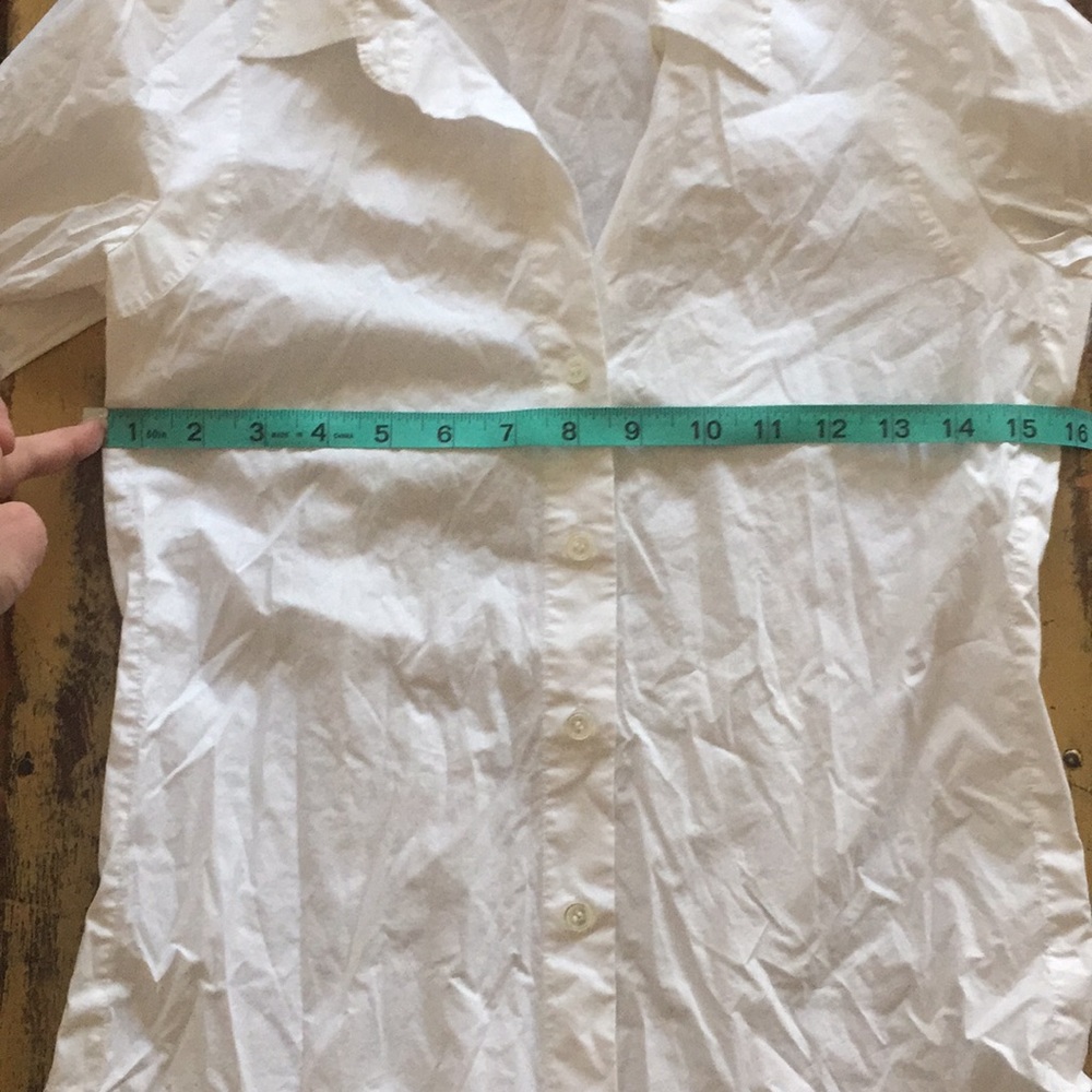 Theory White Button Up Measurements - image 3